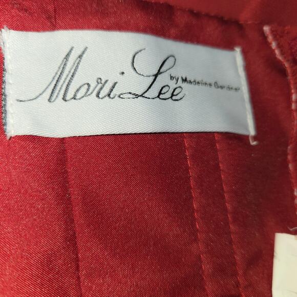 Mori Lee by Madeline Gardner Womens 7/8 Maxi Dress Strapless Prom Formal Gown - Picture 2 of 16